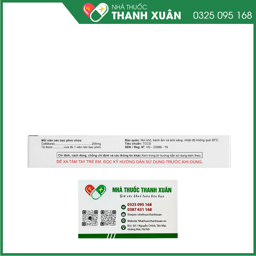 Thuốc Cefriven 200 - điều trị các nhiễm khuẩn đường hô hấp